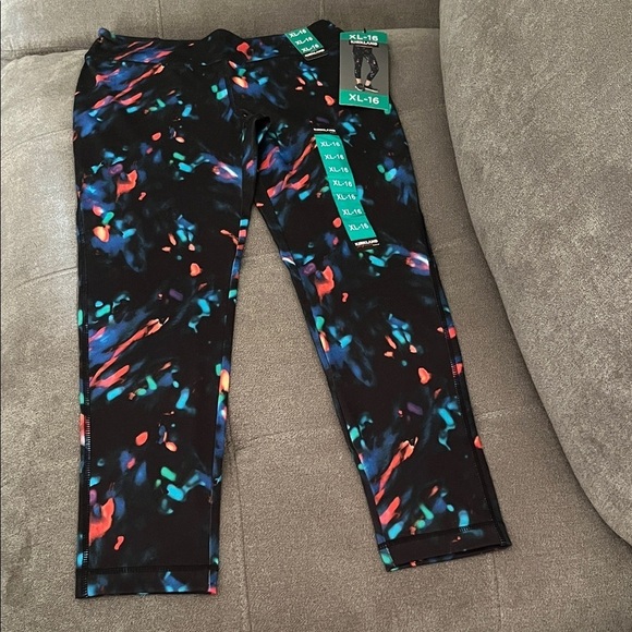 Kirkland Signature Other - Kirkland Signature Black Multicolor Kids Leggings
